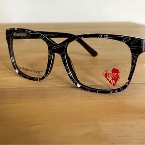 PeaceLove Eyeglasses Frames Glasses Dream Big Art Tools 55-15-140 Create Peace